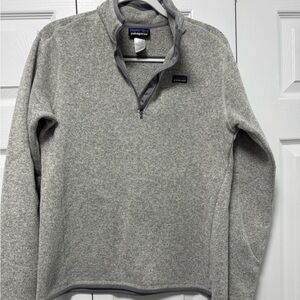 Patagonia Gray Fleece Pullover
